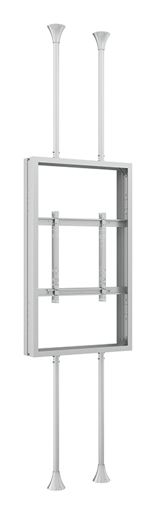 Multibrackets M Pro Series - Enclosure 75" Floor to Ceiling Mount B2B Large White