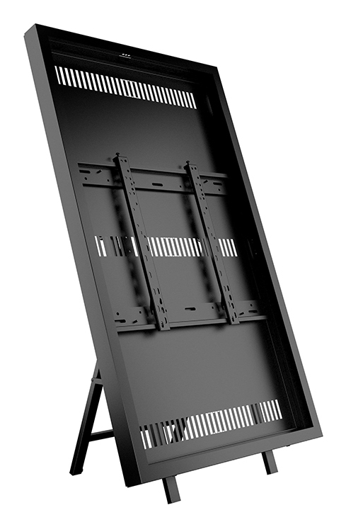 Multibrackets M Pro Series - Enclosure 65" Tilt and Roll Black Slim