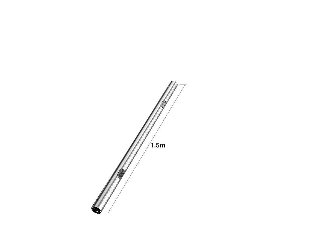 Multibrackets M Pro Series - Extension Pipe 1,5m Chrome