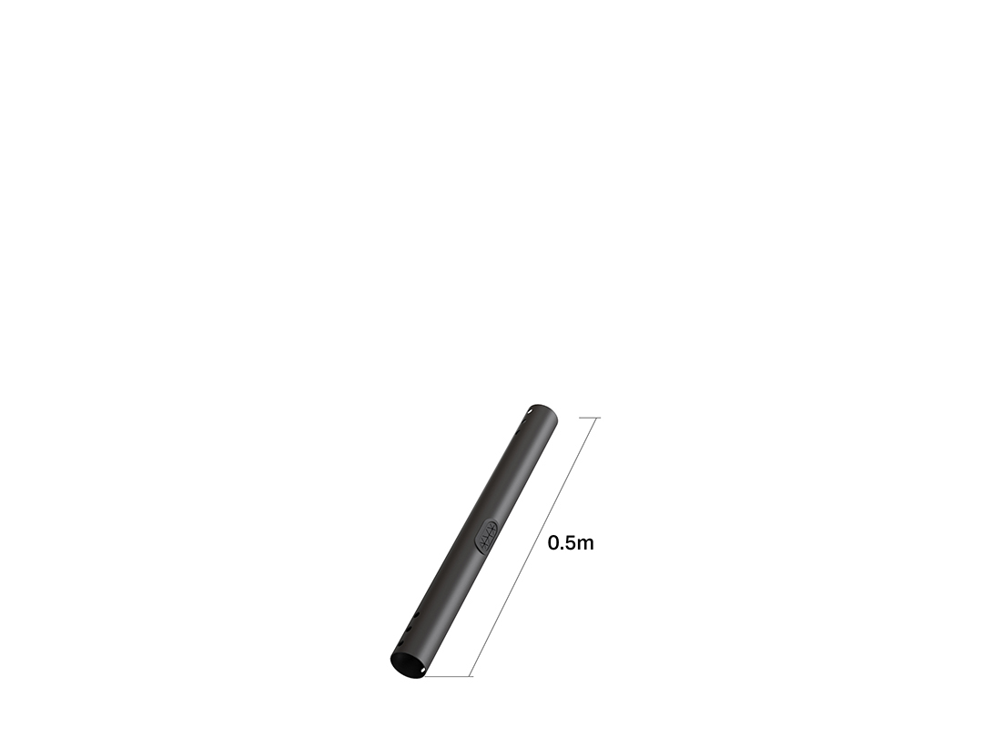 Multibrackets M Pro Series - Extension Pipe 0,5m Black