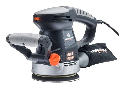 Daewoo DAOS480 portable sander Orbital sander 14000 RPM Black, Grey, Orange 480 W