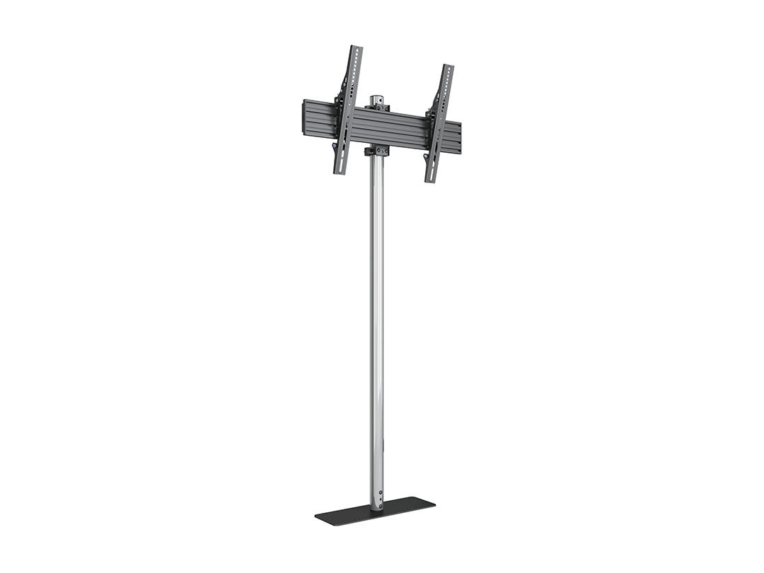 Multibrackets M Single Pole Floormount Pro 43"-75" Chrome