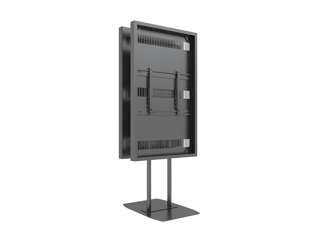 Multibrackets M Pro Series - Enclosure 65" Floorbase Dual Pole B2B