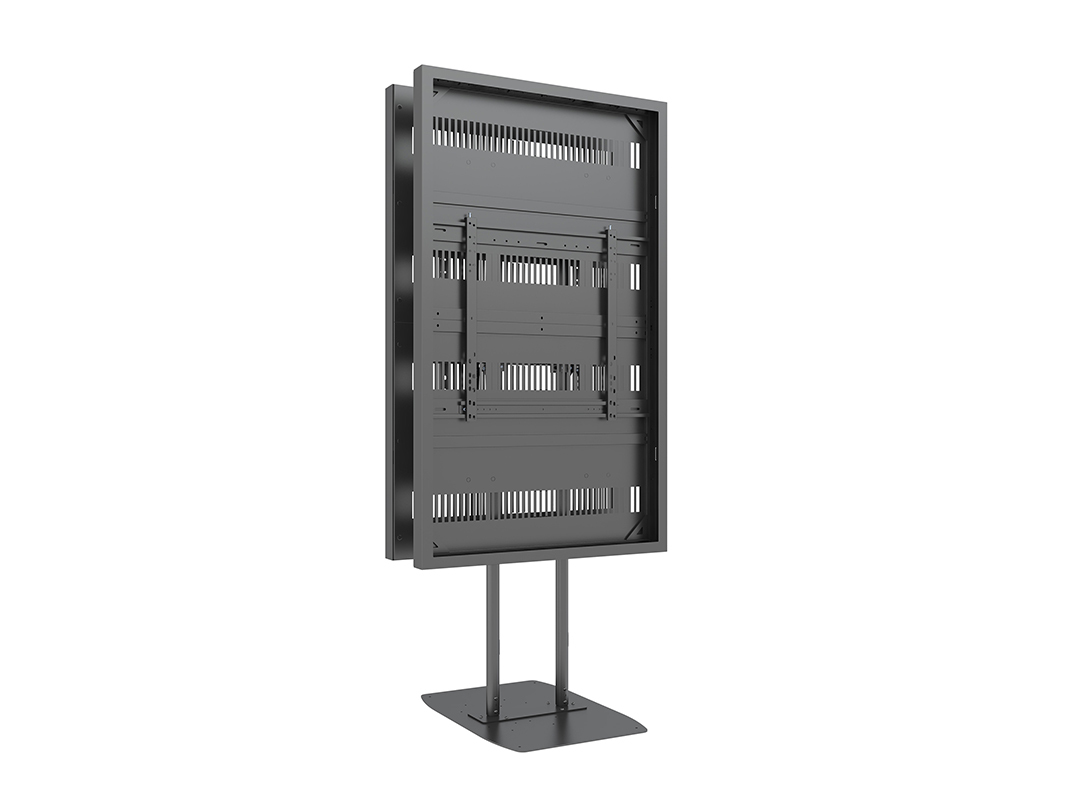 Multibrackets M Pro Series - Enclosure 75" Floorbase Dual Pole B2B
