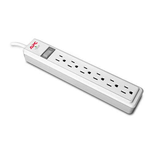 APC P66 surge protector White 6 AC outlet(s) 120 V 1.8 m