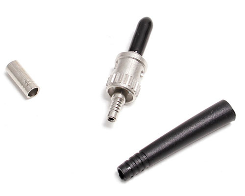 StarTech.com Fiber Optic Connector cable tie Black, Silver
