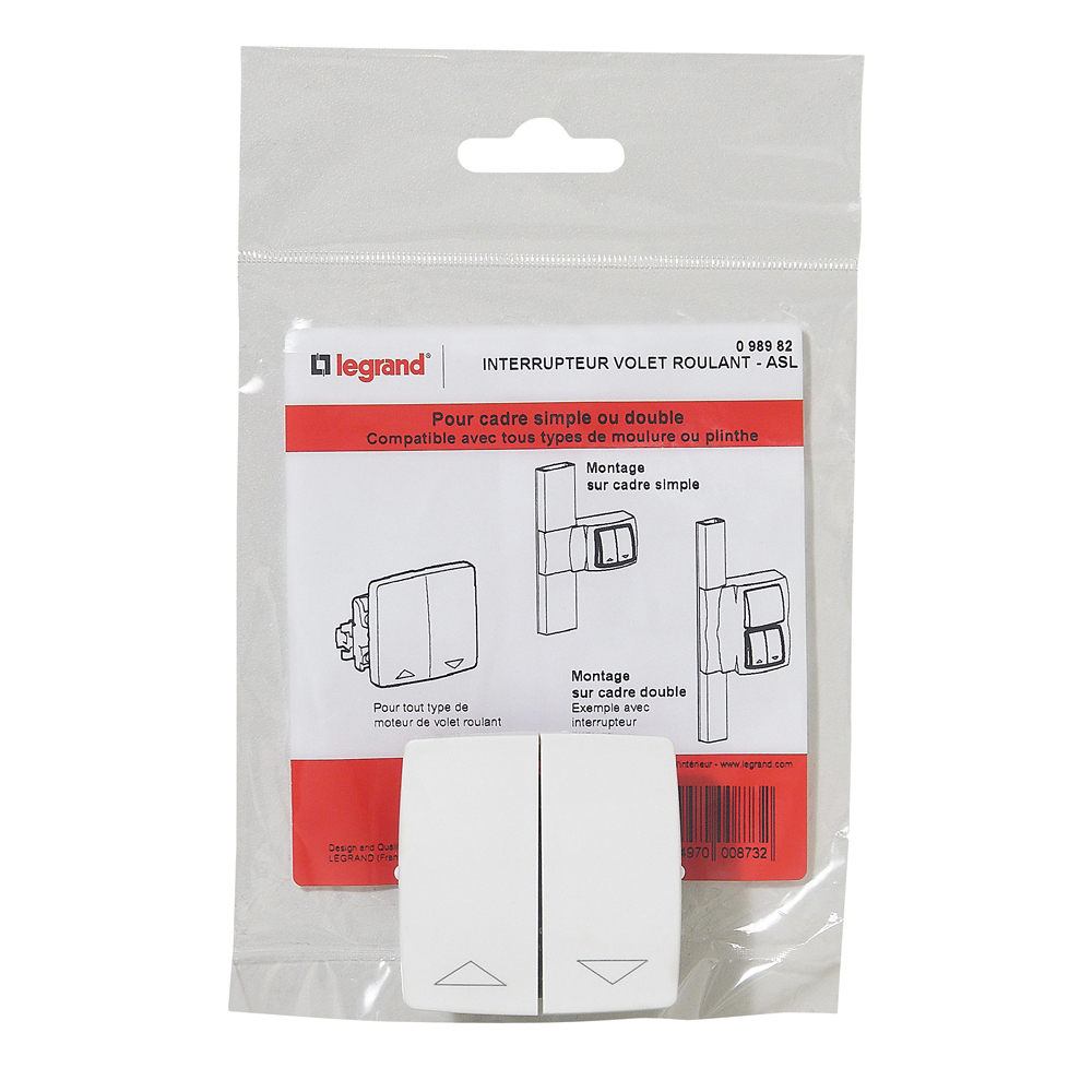 Legrand 0 989 82 electrical switch White