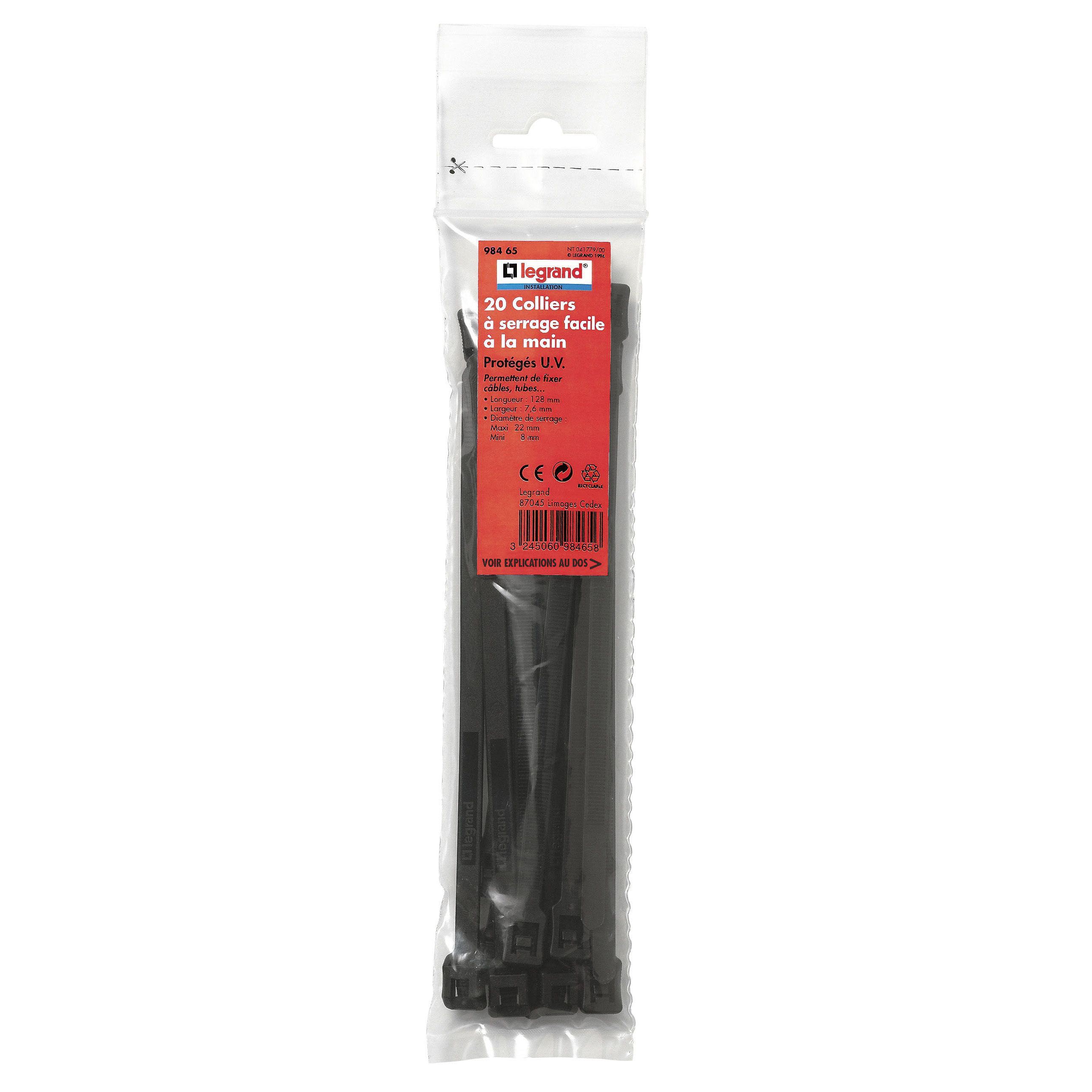 Legrand 0 984 65 cable tie Plastic Black 1 pc(s)