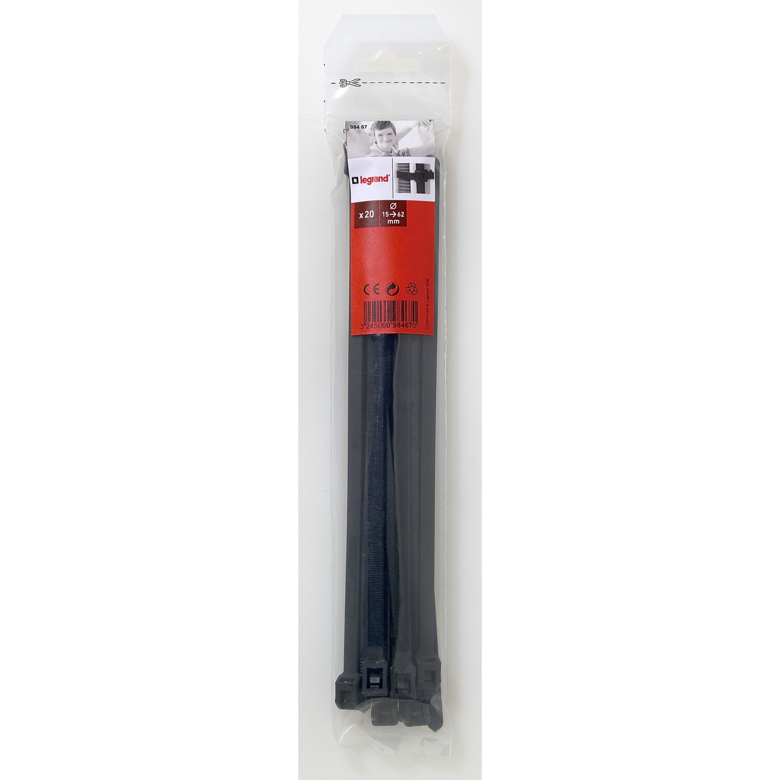 Legrand 0 984 67 cable tie Plastic Black 1 pc(s)