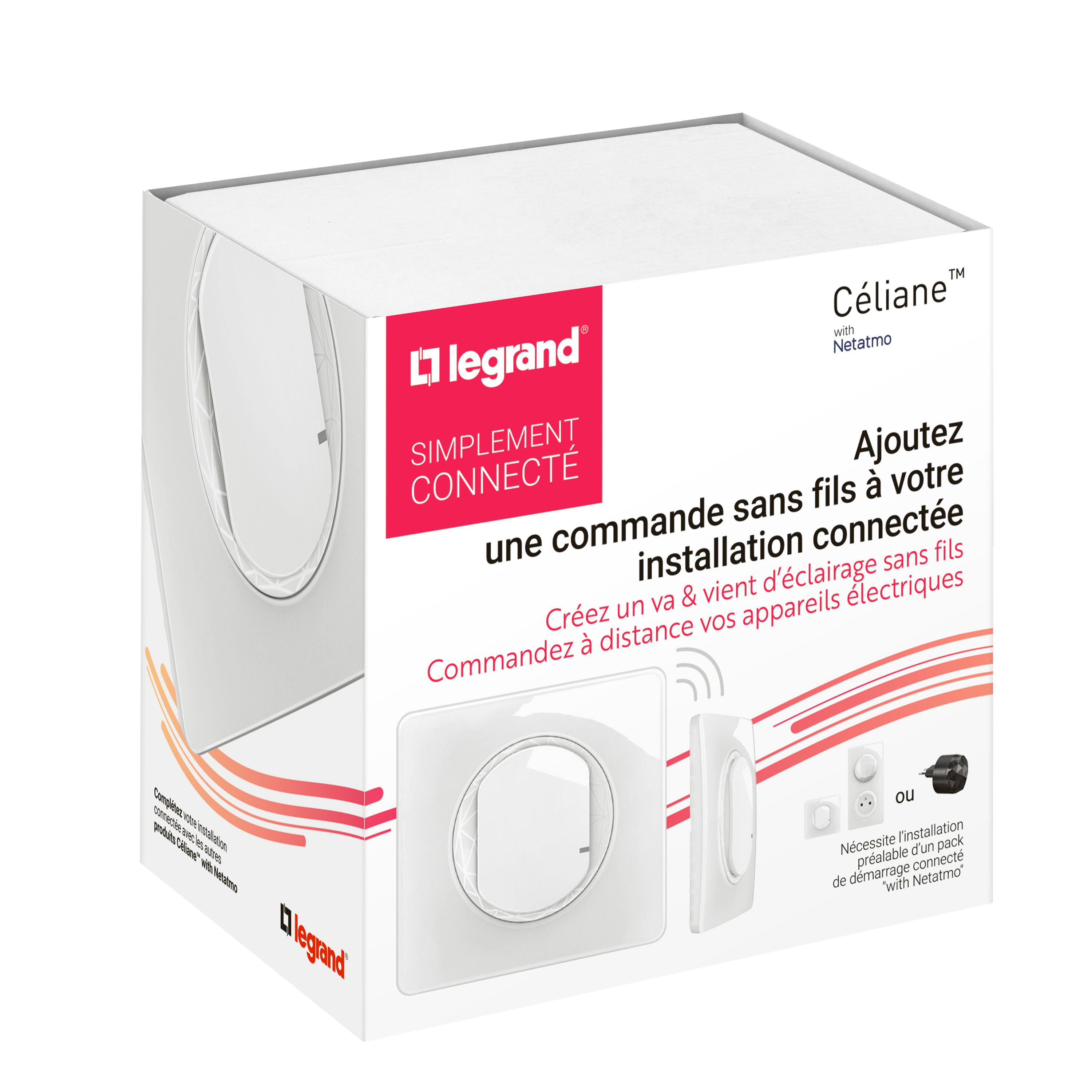 Legrand CB9402 light switch White
