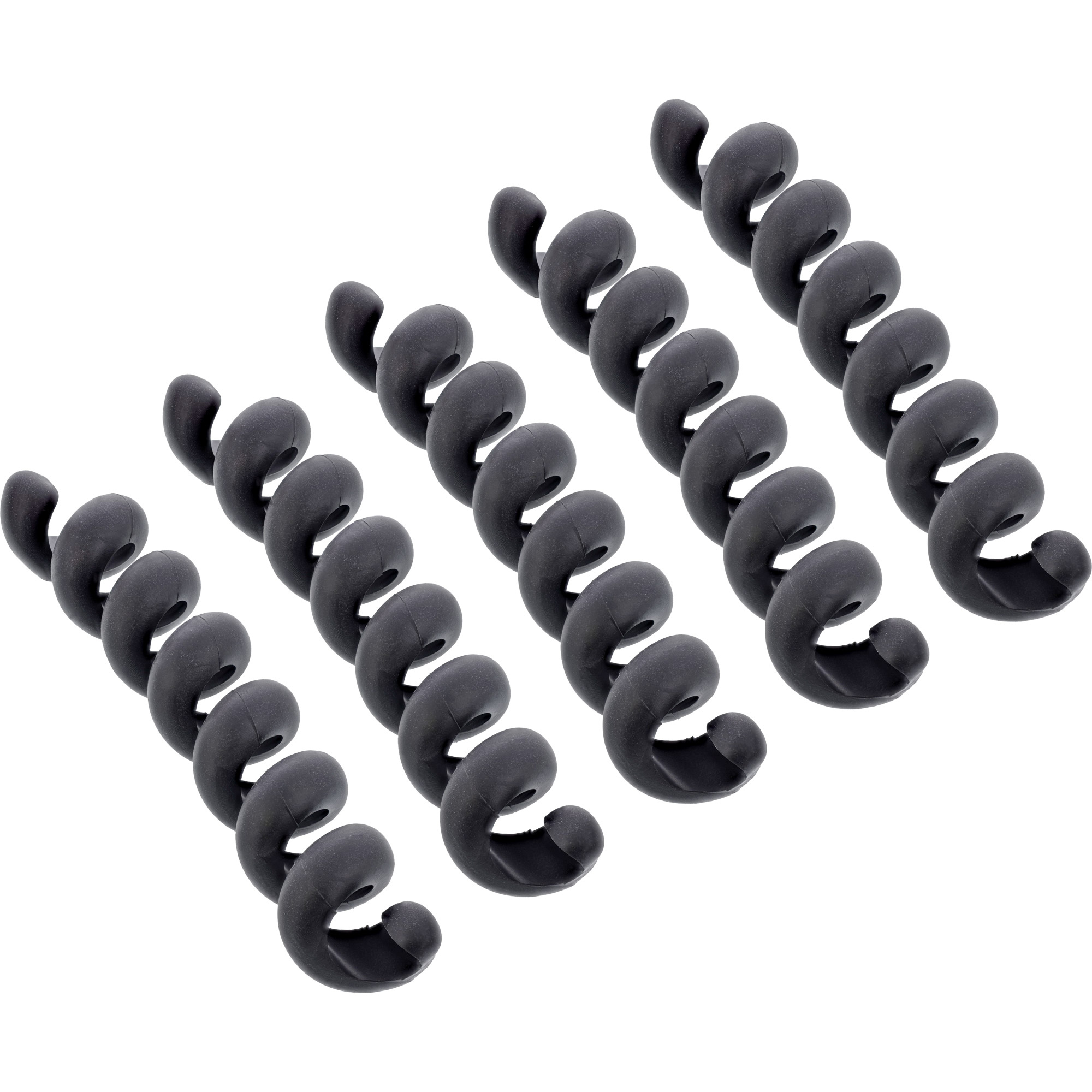 InLine 59972D cable organizer Universal Cable sleeve Black 5 pc(s)
