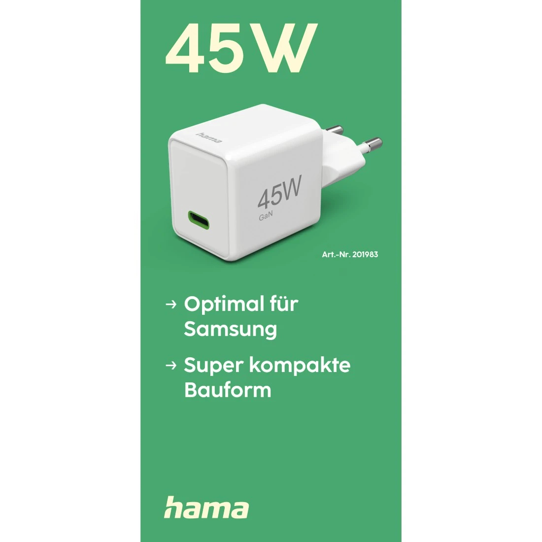 Hama 45 W Quick Charger