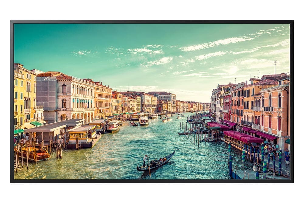 Samsung QM55R-A Digital signage flat panel 139.7 cm (55") LED Wi-Fi 500 cd/m² 4K Ultra HD Black Built-in processor Tizen 4.0 24/7
