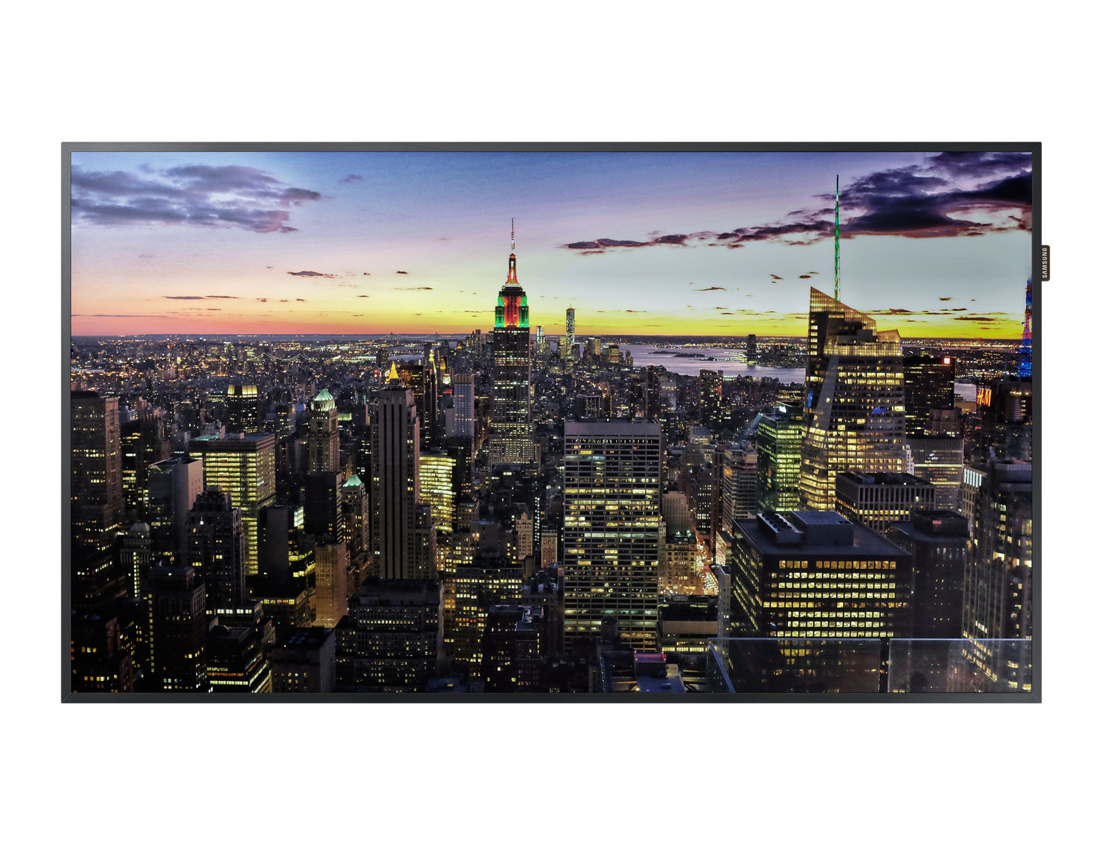 Samsung QM55H Digital signage flat panel 139.7 cm (55") LED Wi-Fi 500 cd/m² 4K Ultra HD Black Tizen 3.0 24/7
