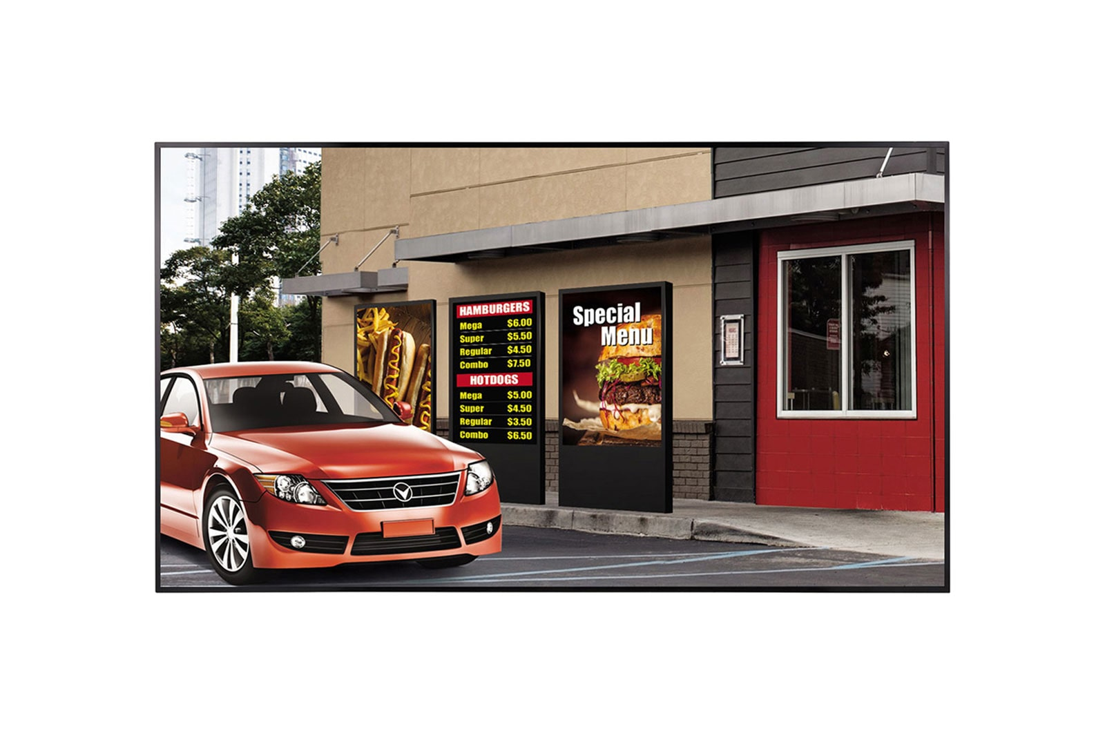 LG 75XF3C-B Digital signage flat panel 190.5 cm (75") LED Wi-Fi 3000 cd/m² 4K Ultra HD Black Built-in processor WebOS