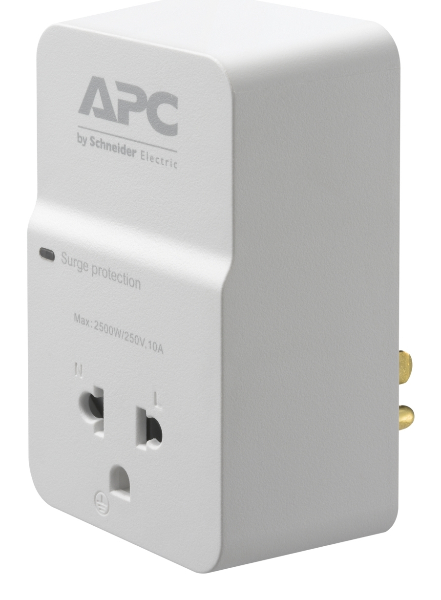 APC PM1W-VN surge protector White 1 AC outlet(s) 230 V