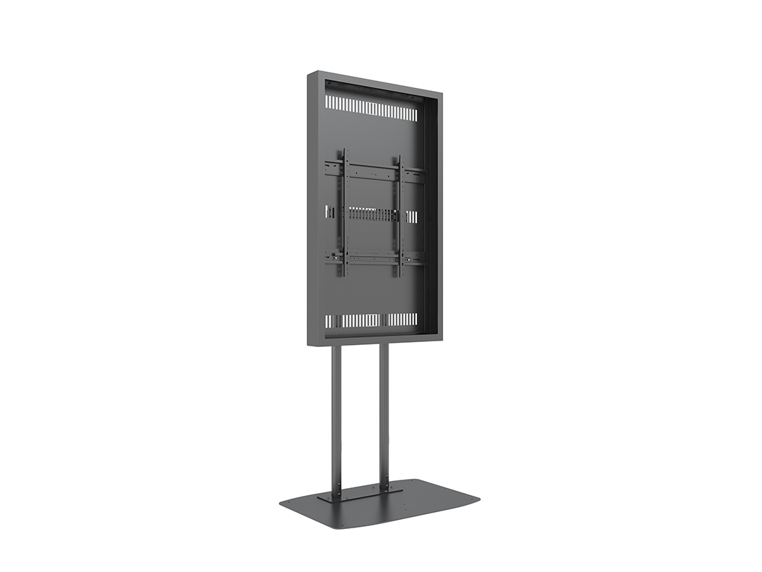 Multibrackets M Pro Series - Enclosure 55" Floorbase Dual Pole High Brightness