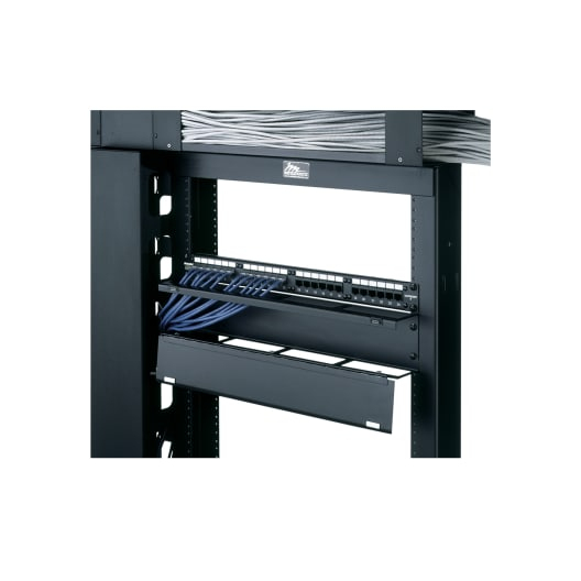 Legrand AV HHCM-2 cable organizer Rack Cable panel Black 8 pc(s)