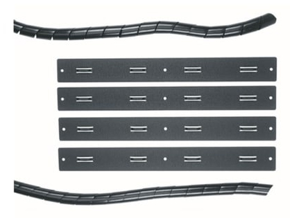 Legrand AV CM-S cable organizer Desk Cable duct Black 4 pc(s)