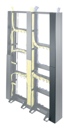 Legrand AV CK-45C cable organizer Rack Cable duct Black 1 pc(s)