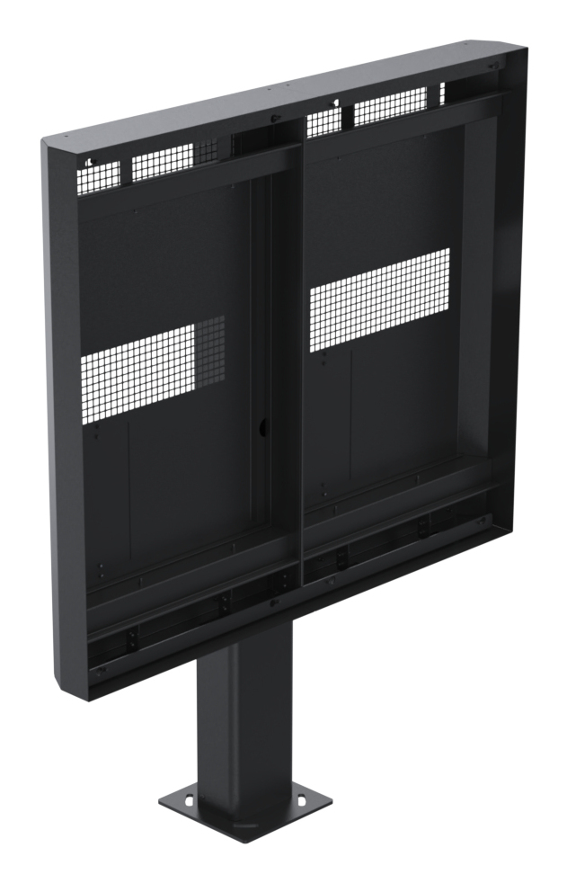 Ergonomic Solutions SpacePole Digital Signage Outdoor dual menu board OH55DX (w/o flange cover)