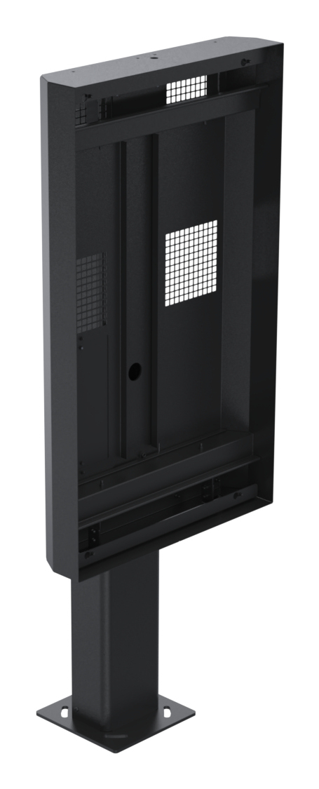 Ergonomic Solutions SpacePole Digital Signage Outdoor single menu board OH55DX (w/o flange cover)