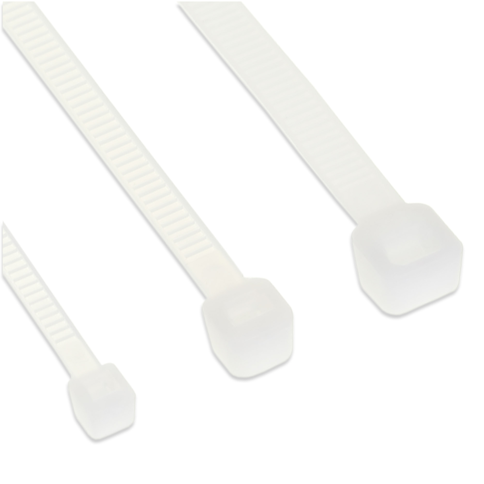 InLine 59964Q cable tie Parallel entry cable tie Nylon, Polyamide White 100 pc(s)