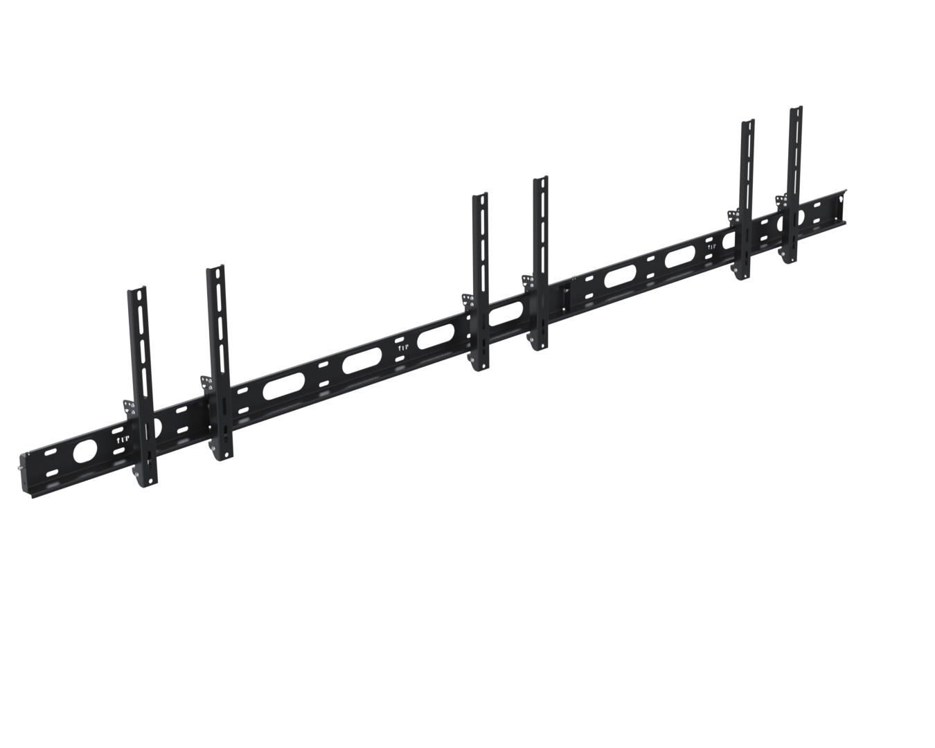 Ergonomic Solutions SpacePole Digital Signage Menu Board 3x43" Landscape (Wall Tilting)