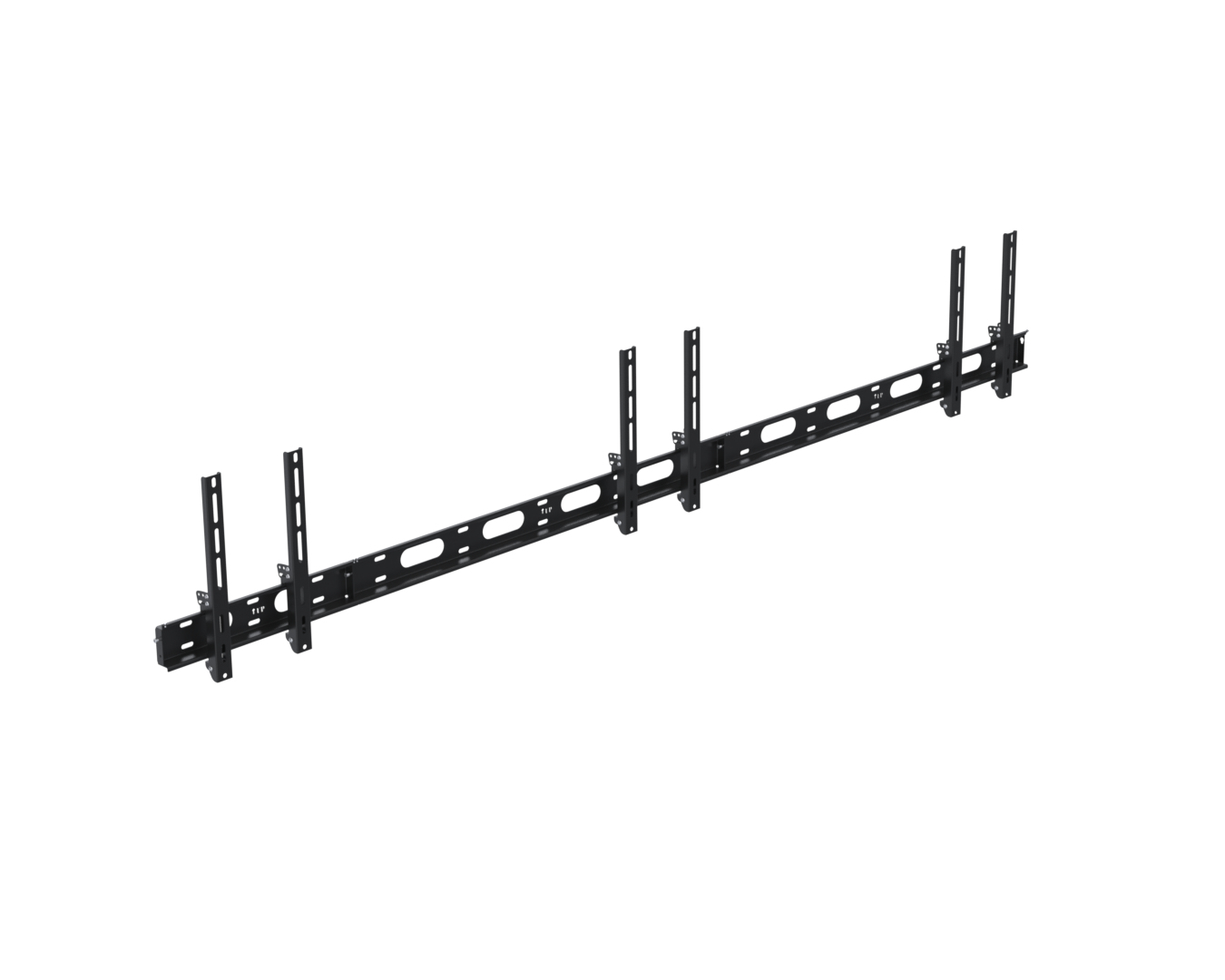 Ergonomic Solutions SpacePole Digital Signage Menu Board 3x50" Landscape (Wall Tilting)