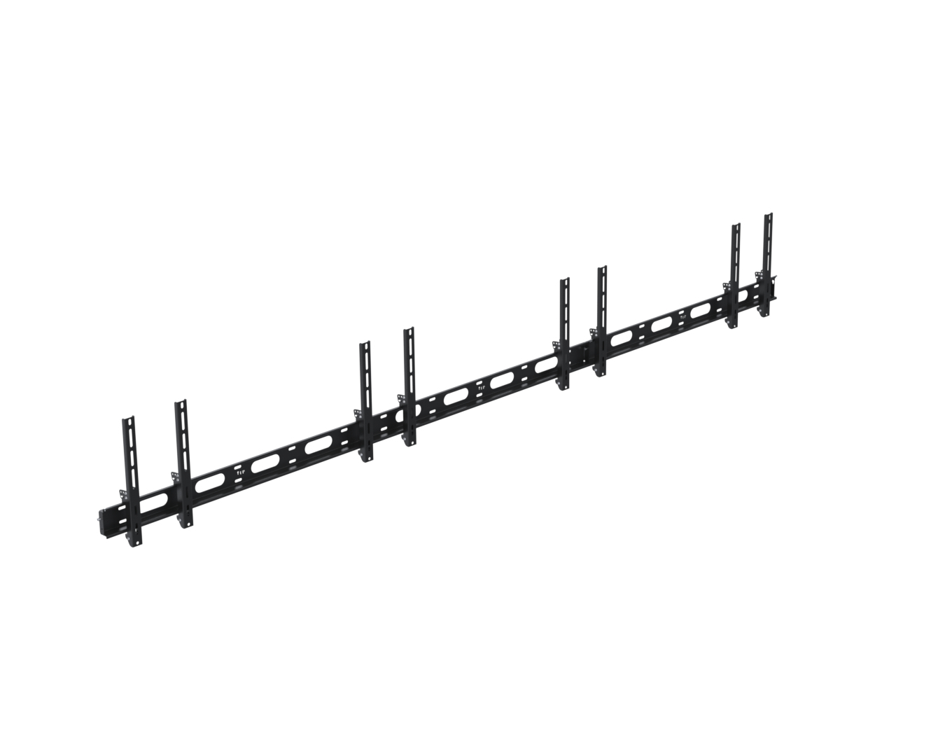 Ergonomic Solutions SpacePole Digital Signage Menu Board 4x43" Landscape (Wall Tilting)