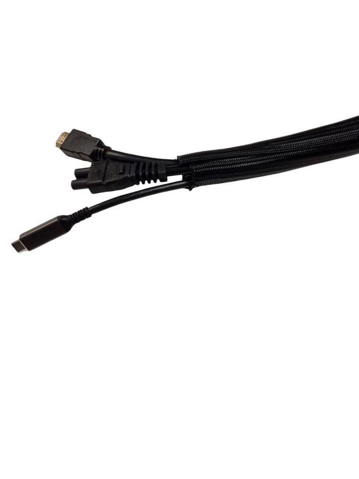 Microconnect Self-wrap cable sleeve Diameter:ø18mm Roll length:50m, Black