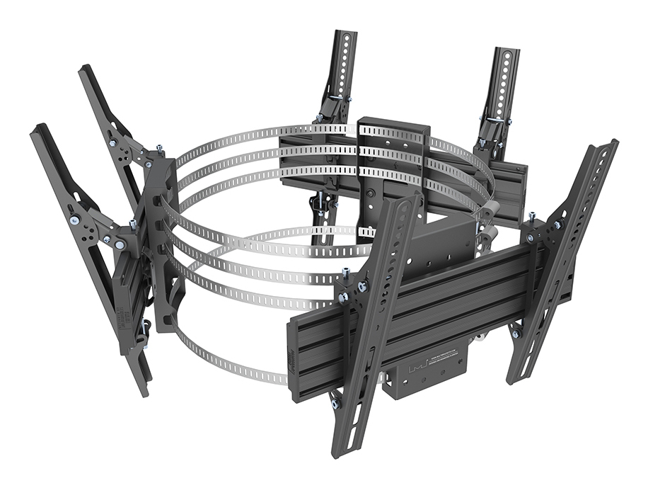 Multibrackets M Pro Series - M Wallmount Column Triple