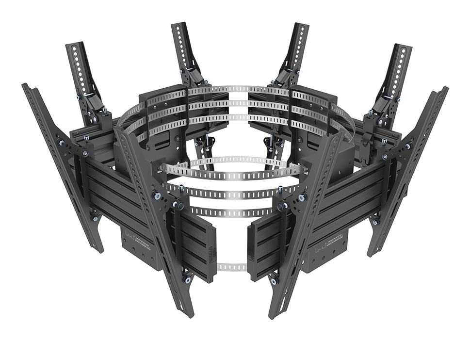 Multibrackets M Pro Series - M Wallmount Column Quad
