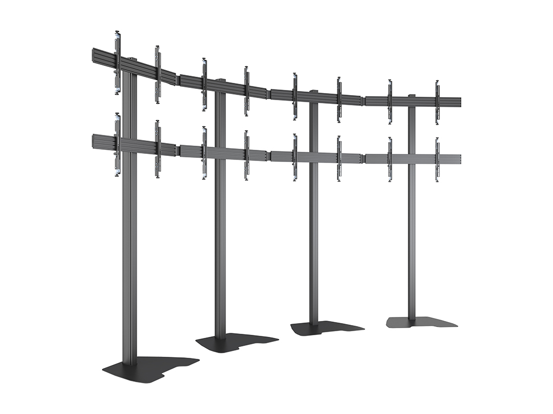 Multibrackets M Pro Series - Video Wall Floorbase MBFMC4X2U 270 Micro Adjustable