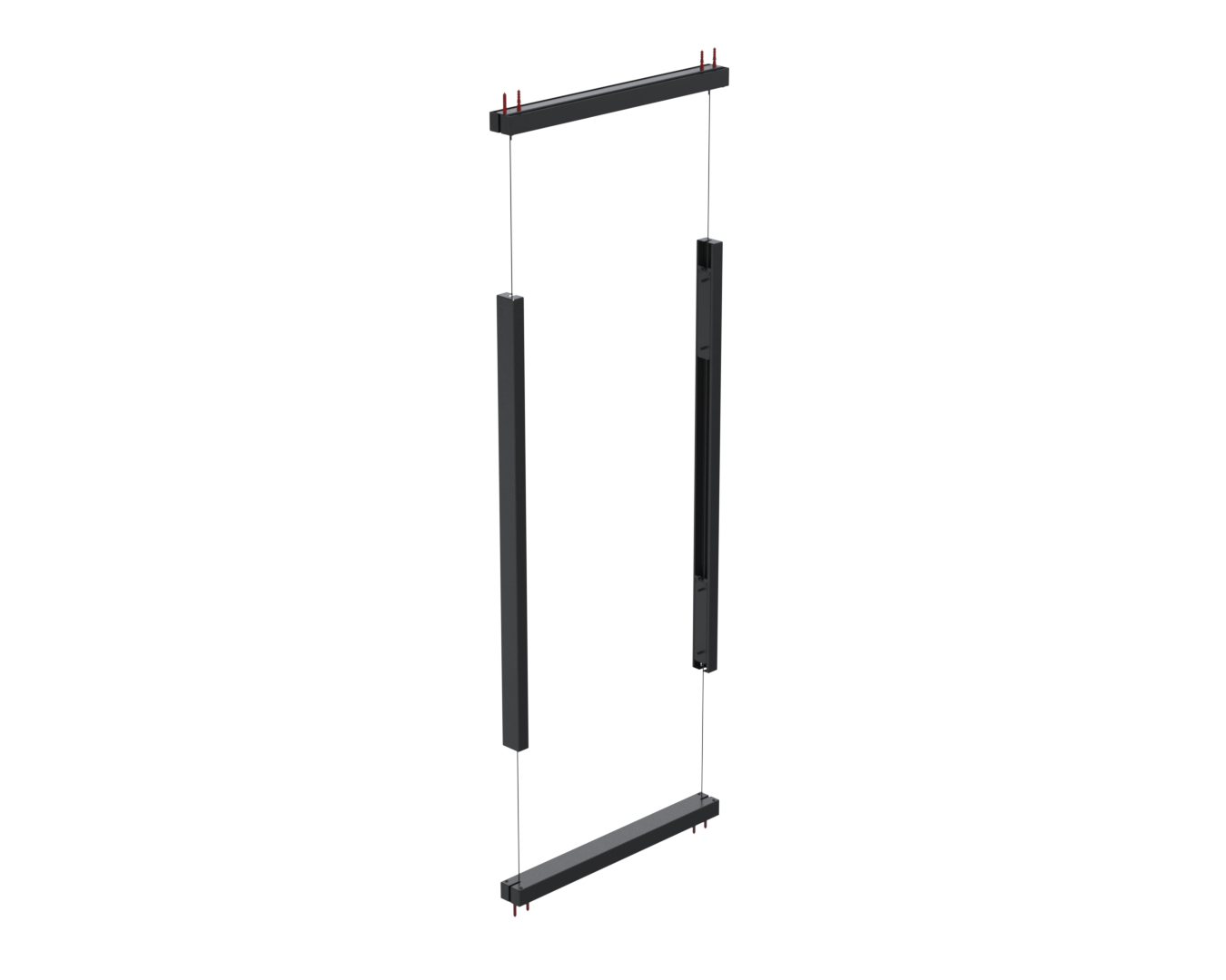 Ergonomic Solutions SpacePole Digital Signage OM55N-DS In-window wire mount 5M