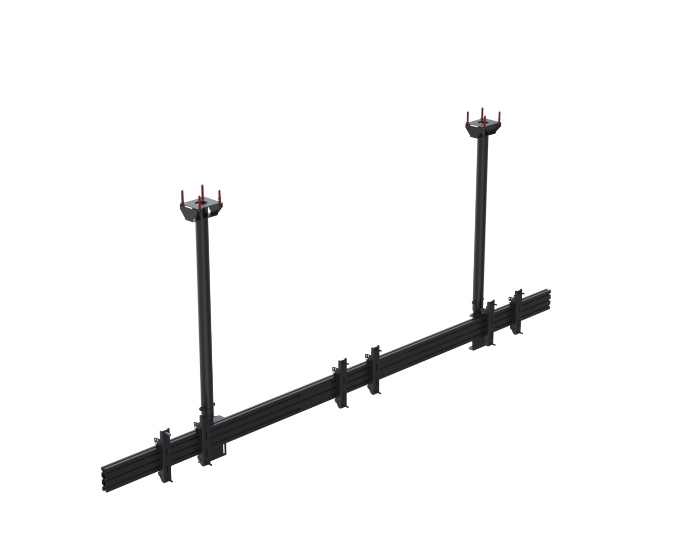Ergonomic Solutions SpacePole Digital Signage Menu Board 3x43" landscape (ceiling tilt) (VESA 200)