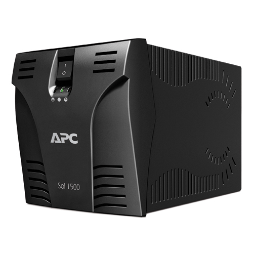 APC SOL1500BI voltage regulator 6 AC outlet(s) 115 V Black