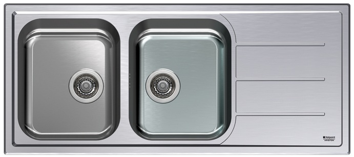 Hotpoint SC 116W2 (X) HA kitchen sink Stainless steel