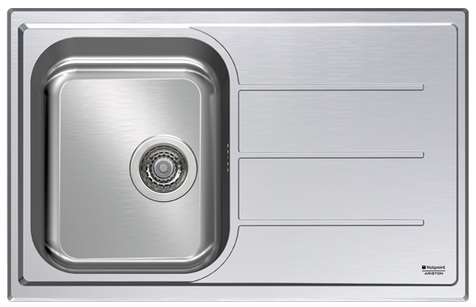 Hotpoint SC 79W1 (X) HA kitchen sink Stainless steel