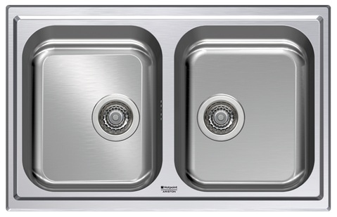 Hotpoint SC 79W2 (X) HA kitchen sink Stainless steel