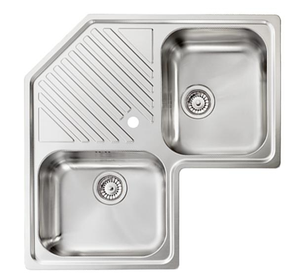 Hotpoint SN 83AW2 (X) HA kitchen sink Steel