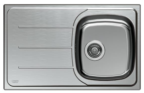 Hotpoint SN 79M1S (X) HA kitchen sink Steel