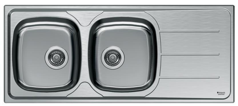 Hotpoint SN 116M2 (AX) HA kitchen sink Steel