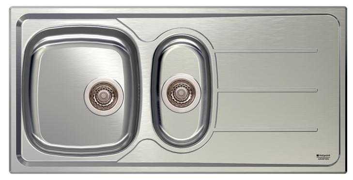 Hotpoint SN 100M2 (AX) HA kitchen sink Steel