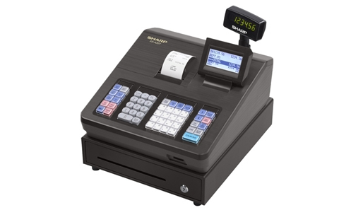Sharp XE-A207 cash register 2500 PLUs LCD