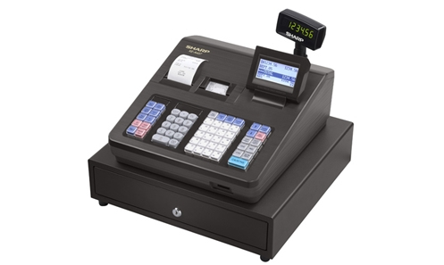 Sharp XE-A407 cash register 7000 PLUs LCD