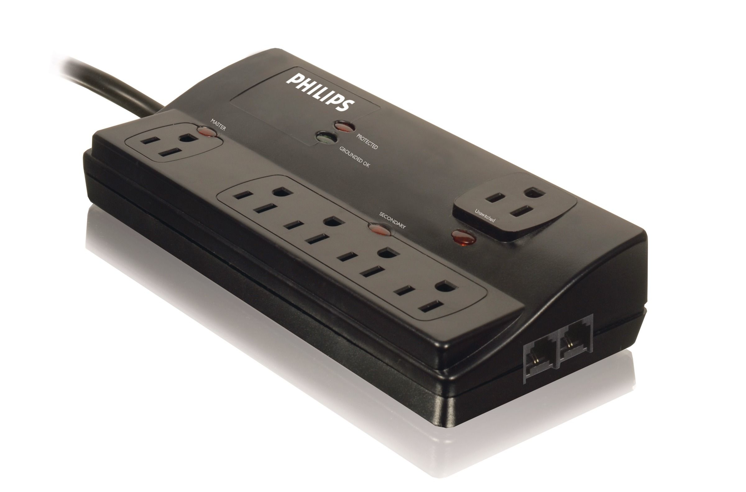 Philips SPP4061I/17 surge protector Black 6 AC outlet(s) 1.83 m
