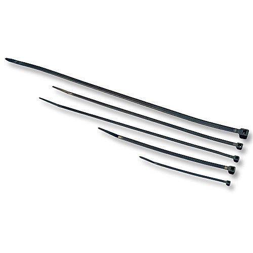 Lindy 7.2x350mm, 100 pcs cable tie Nylon Black 100 pc(s)