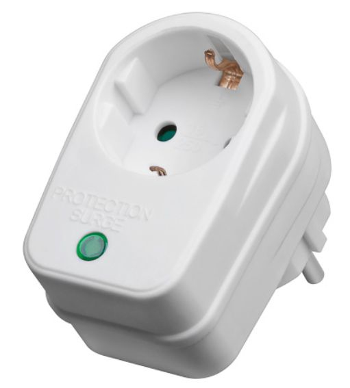 Microconnect GRUSP surge protector White 1 AC outlet(s) 230 V