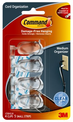 3M 17301CLR cable clamp Transparent 4 pc(s)